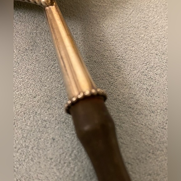 Antique English Sterling Silver Tea Strainer - Picture 4 of 12